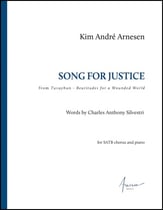 Song for Justice SATB choral sheet music cover